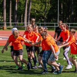"Sporto visa klase" atlases sacensības nometnei "Personības akadēmija", foto: LOK/ Raivo Sarelainens